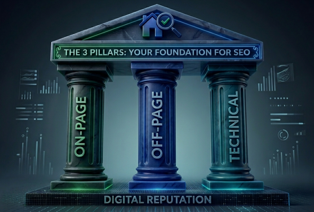 What is SEO in Digital Marketing? The 3 Pillars of SEO.